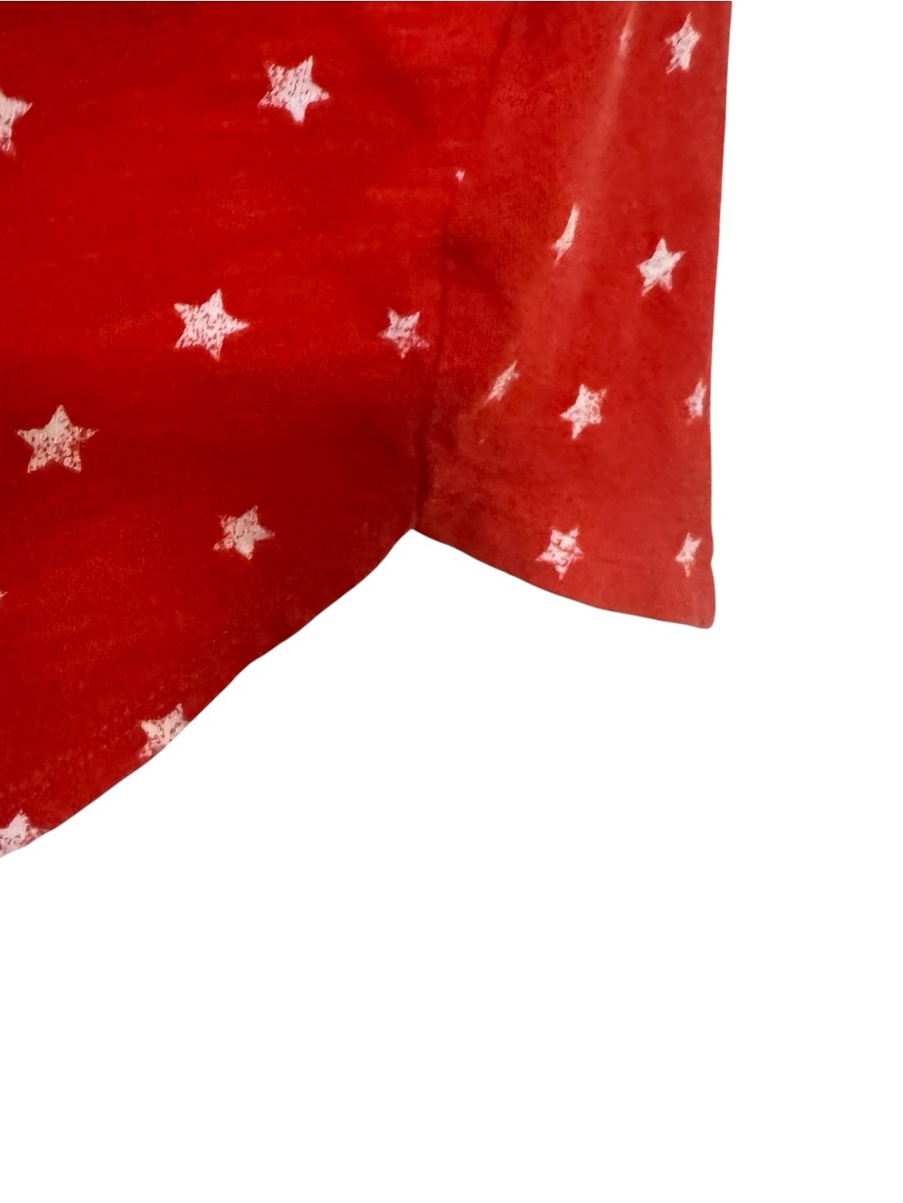 Cynthia Rowley  Red Star V-Neck Short Sleeve Tee  PLUS: 3X   #5 - Picture 4 of 7